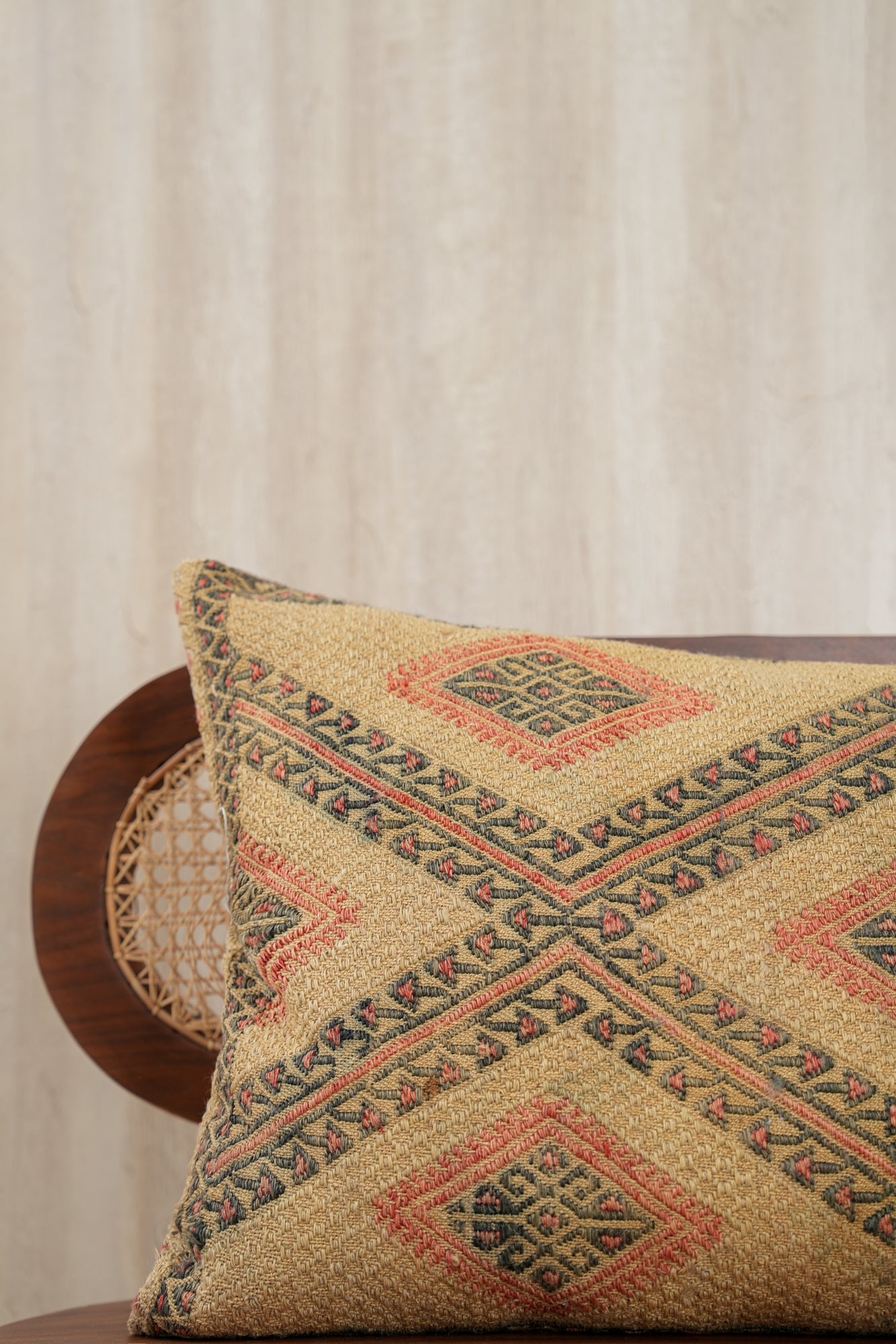 Vintage Turkish Cicem Pillow 2'8" x 1'7"