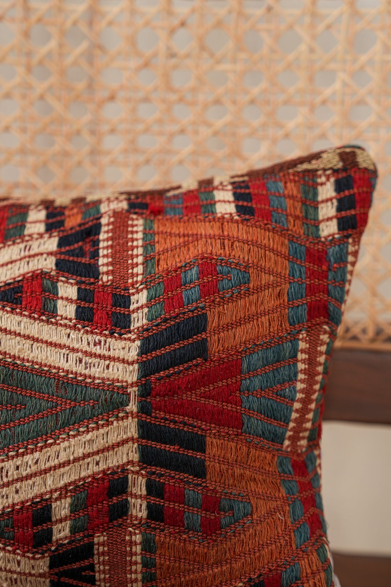 Antique Yamout Lumbar Cushion 3'7" x 10"