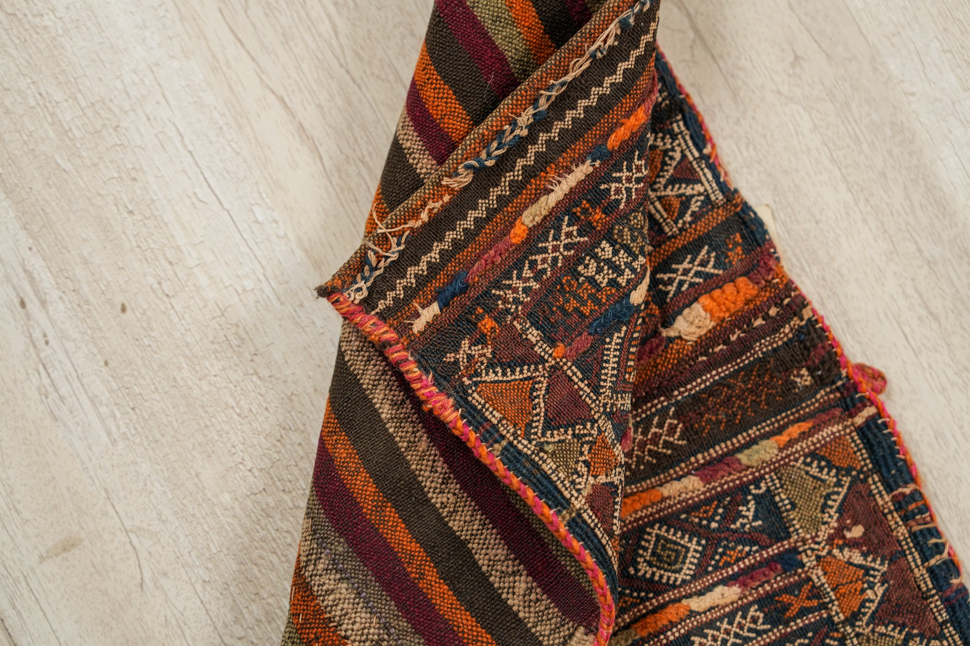 Antique Moroccan Berber Saddle Bag 2'4" x 1'2"