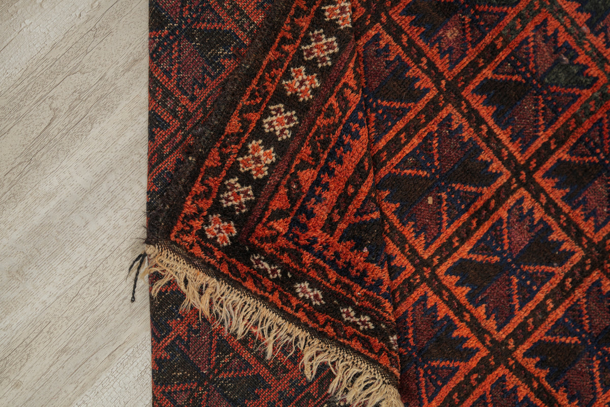 Vintage Turkmen Rug 5' x 3'6"