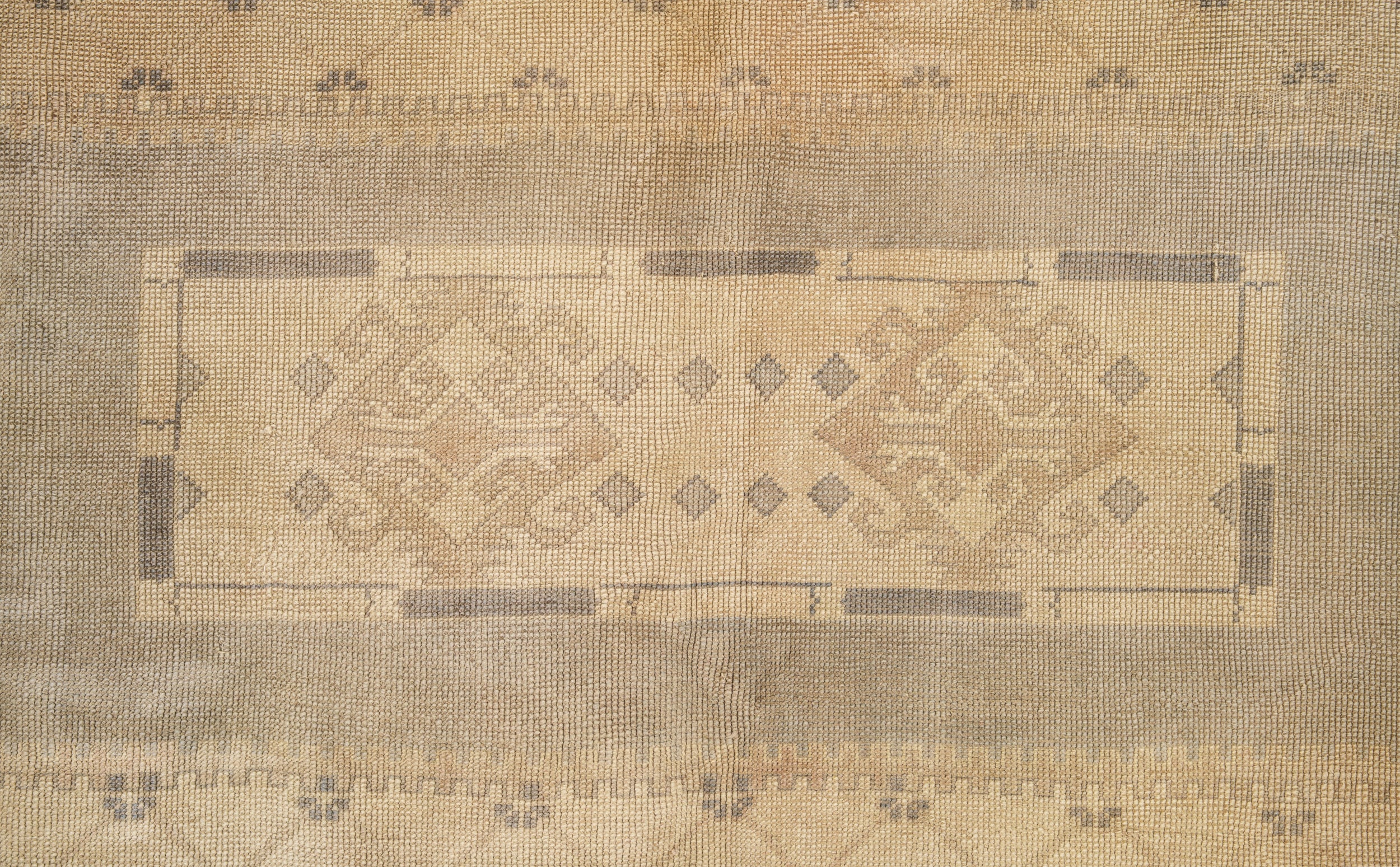 Vintage Turkish Oushak Rug 12'3" x 9'8"