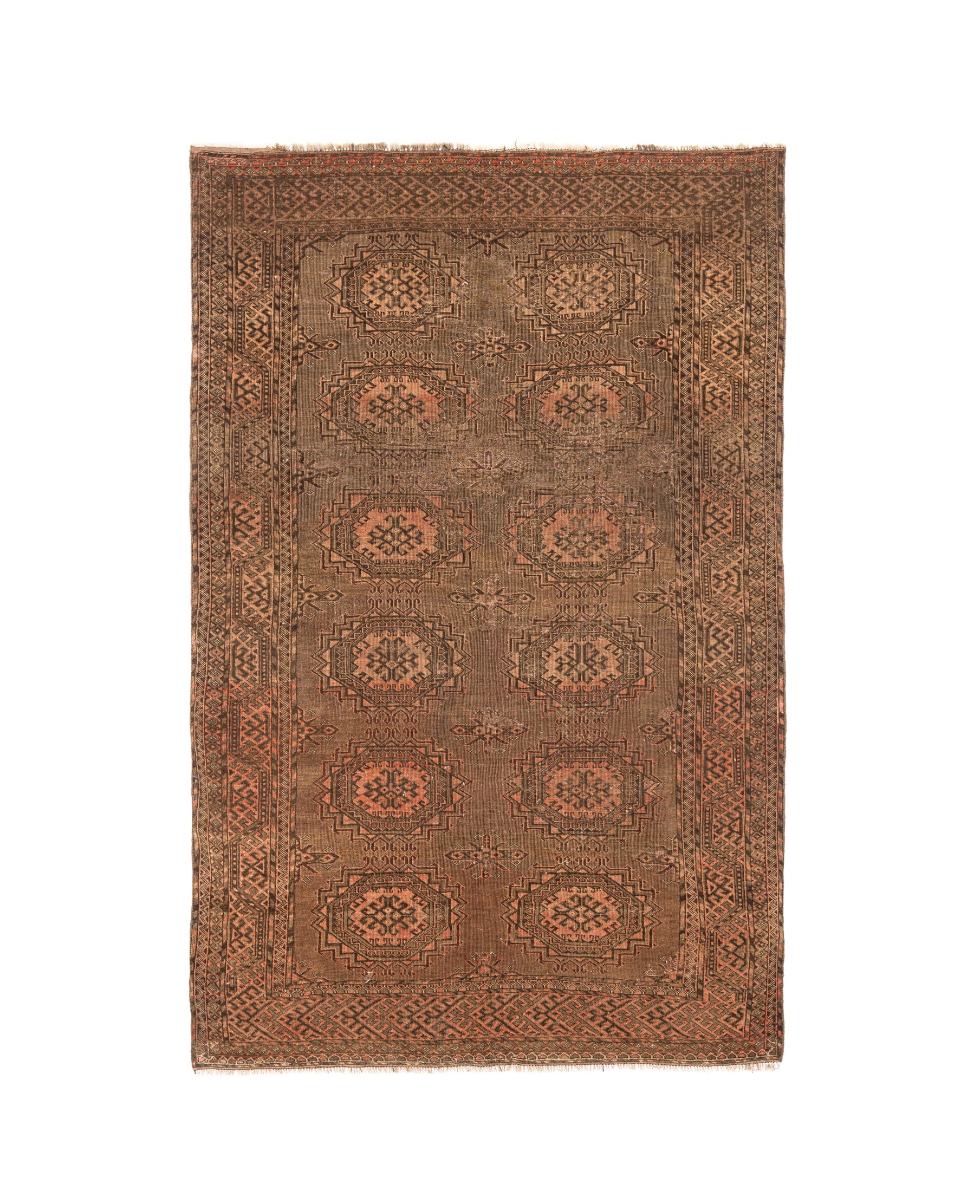 Vintage Turkmen Tekke Rug 7'8" x 5'2"