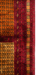 Vintage Silk Turkoman Double side Rug 2'10" x 2'1"