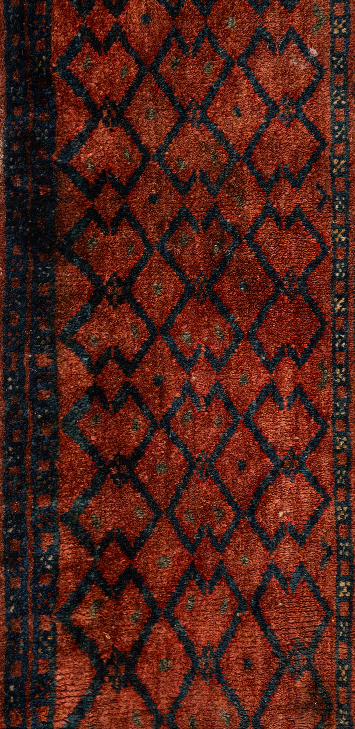 Vintage Turkmen Torba Panel Rug 3'10" x 9"