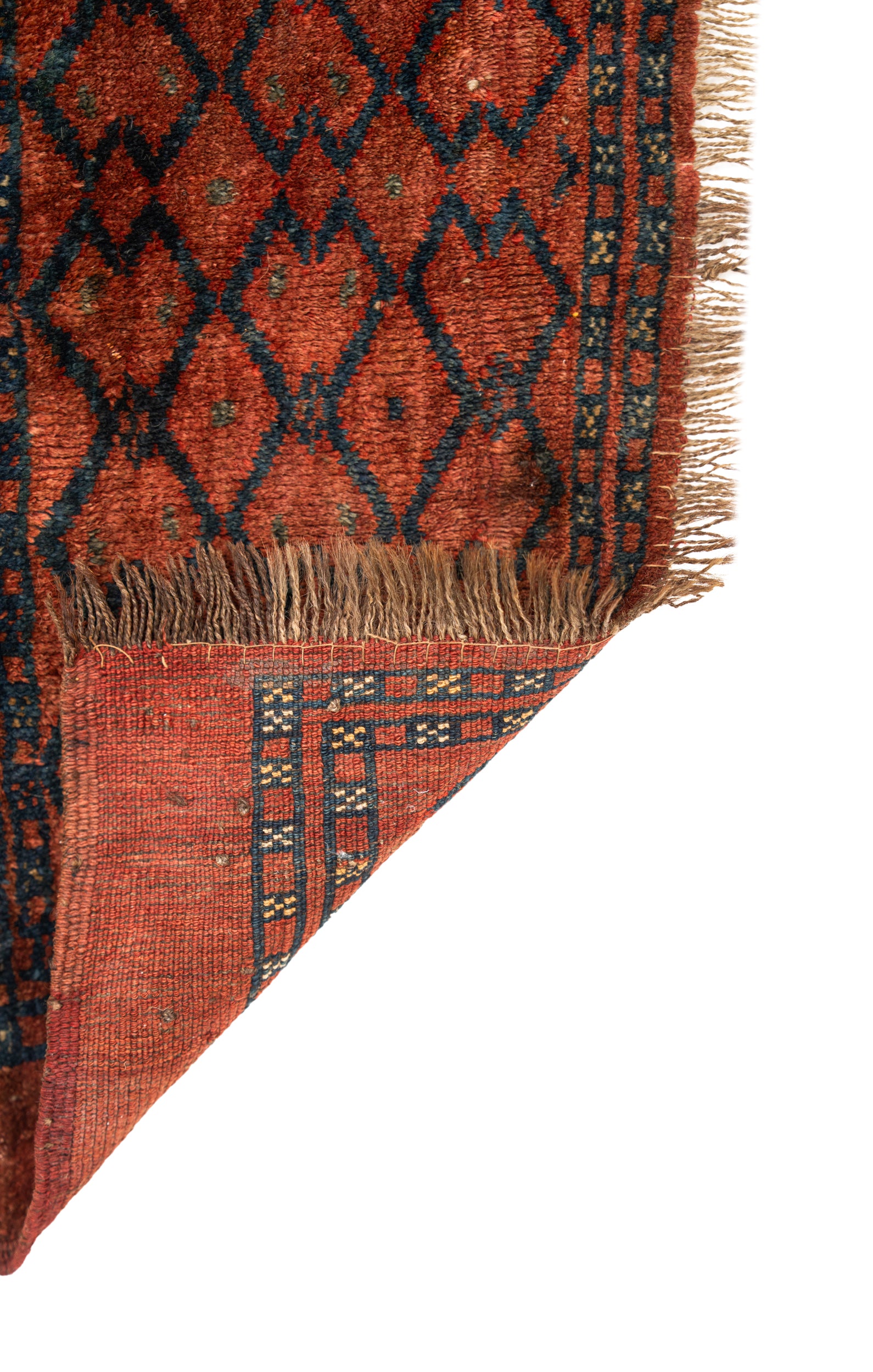 Vintage Turkmen Torba Panel Rug 3'10" x 9"