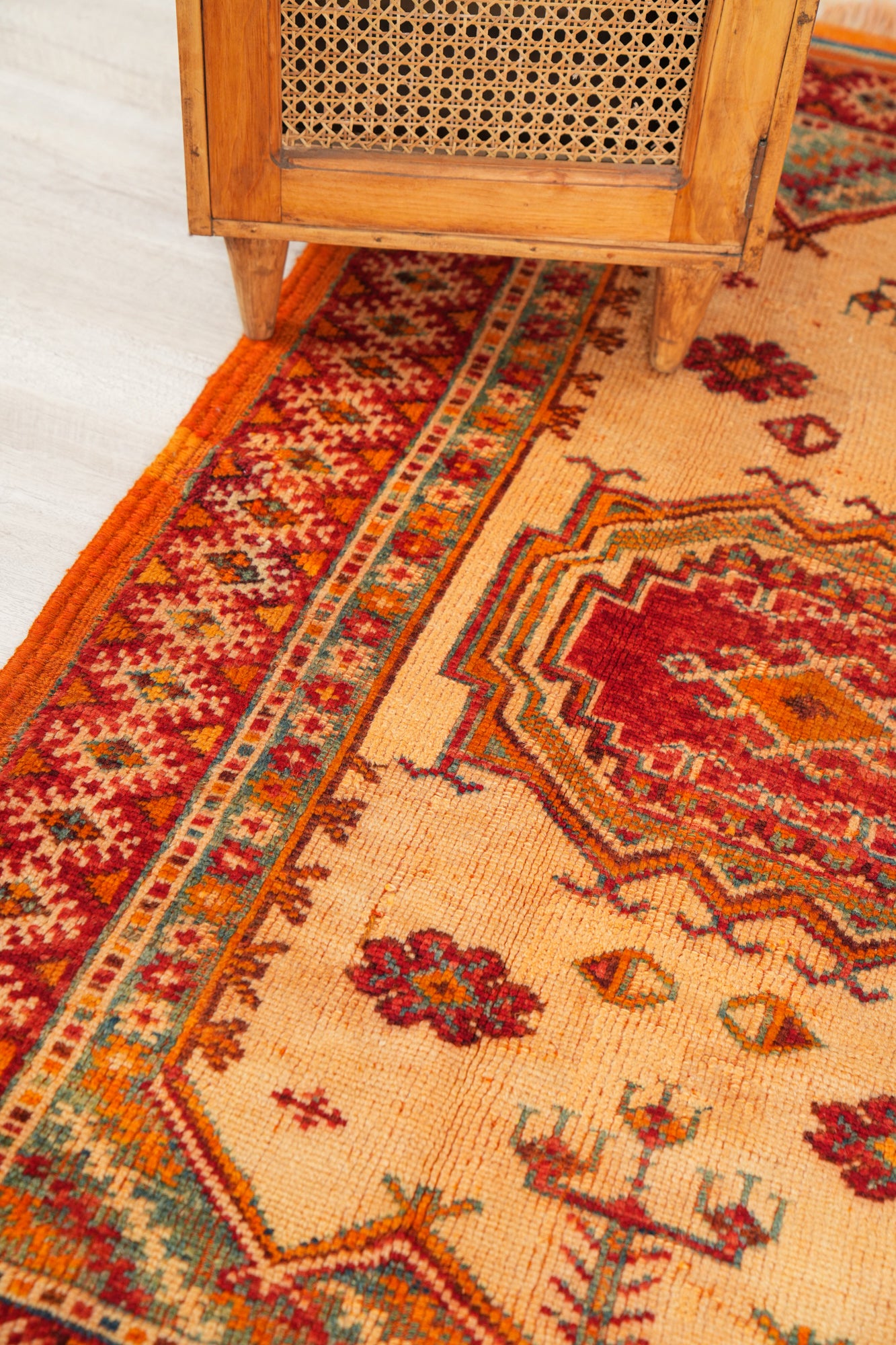 Vintage Moroccan Rug 5' x 3'6"