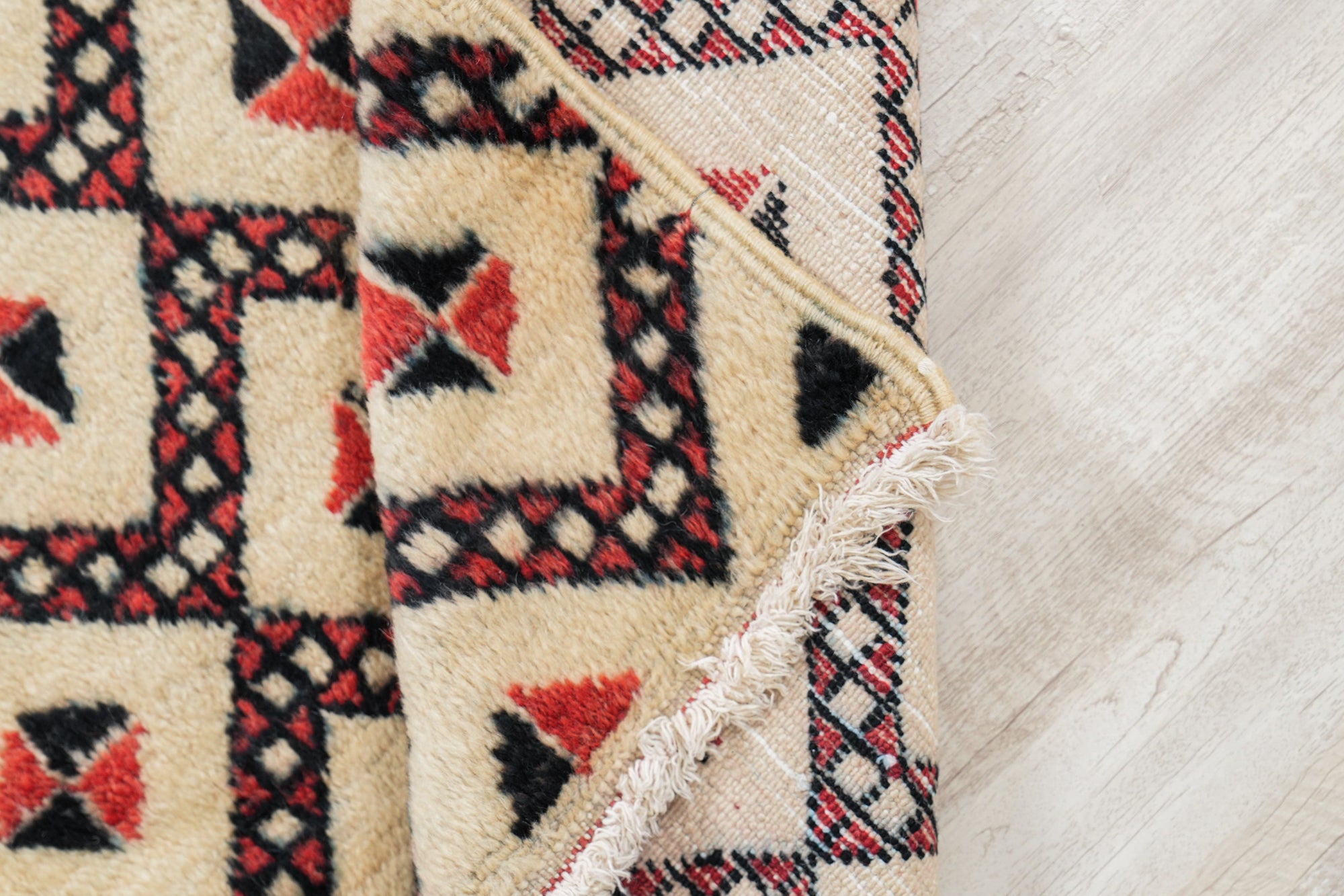 Vintage Tunisian Contemporary Rug 4'5" x 2'9"