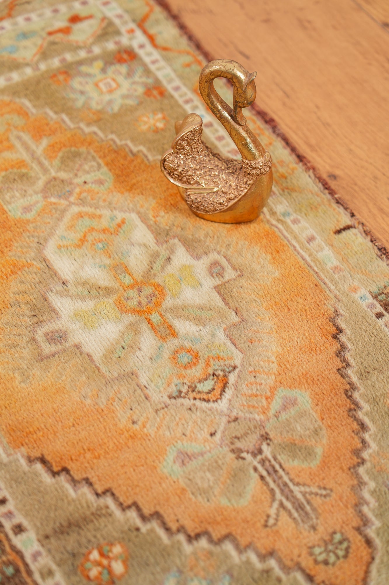 Vintage Turkish Rug 3'7" x 1'9"