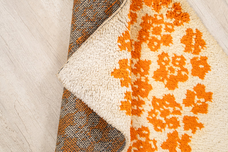 Vintage Scandinavian Rug 4'5" x 2'1"