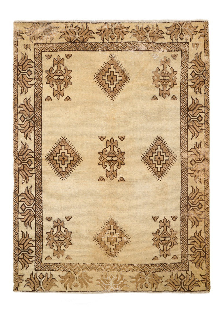 vintage Moroccan rug 7'2" x 5'