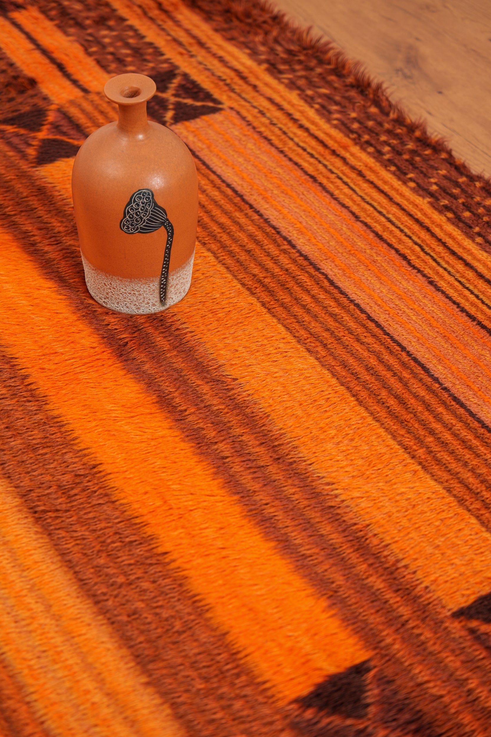 Vintage Scandinavian Rug 6'2" x 4'4"