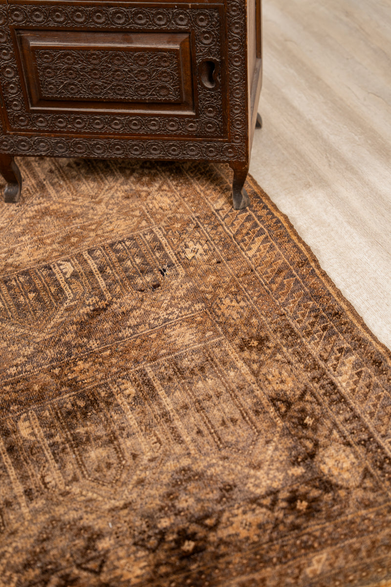 Vintage Baluch Rug 4' X 2'10"