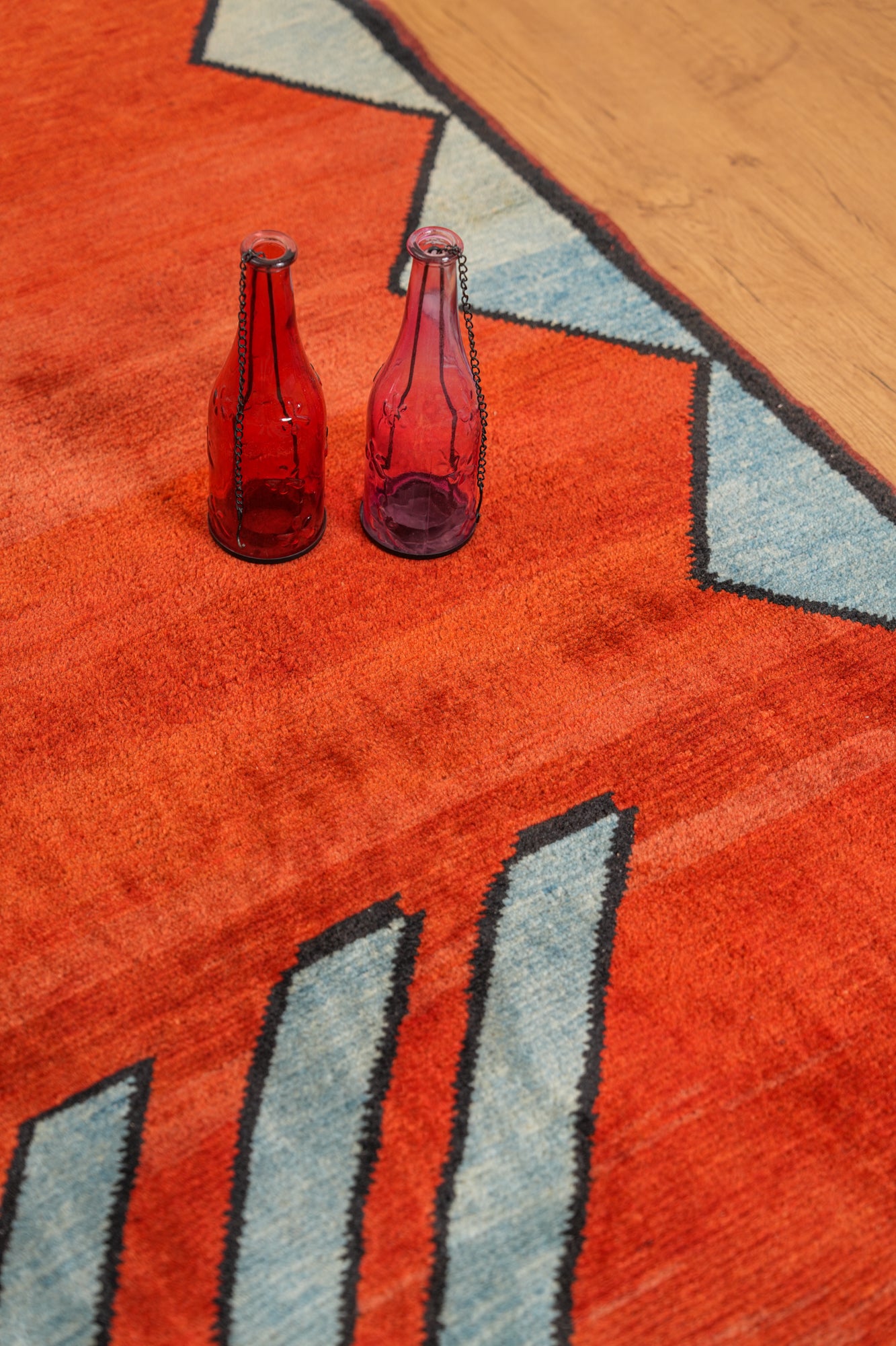 Vintage Turkish ART DECO Rug 6'2" x 4'