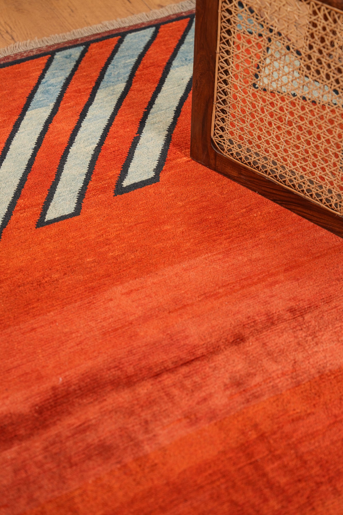 Vintage Turkish ART DECO Rug 6'2" x 4'