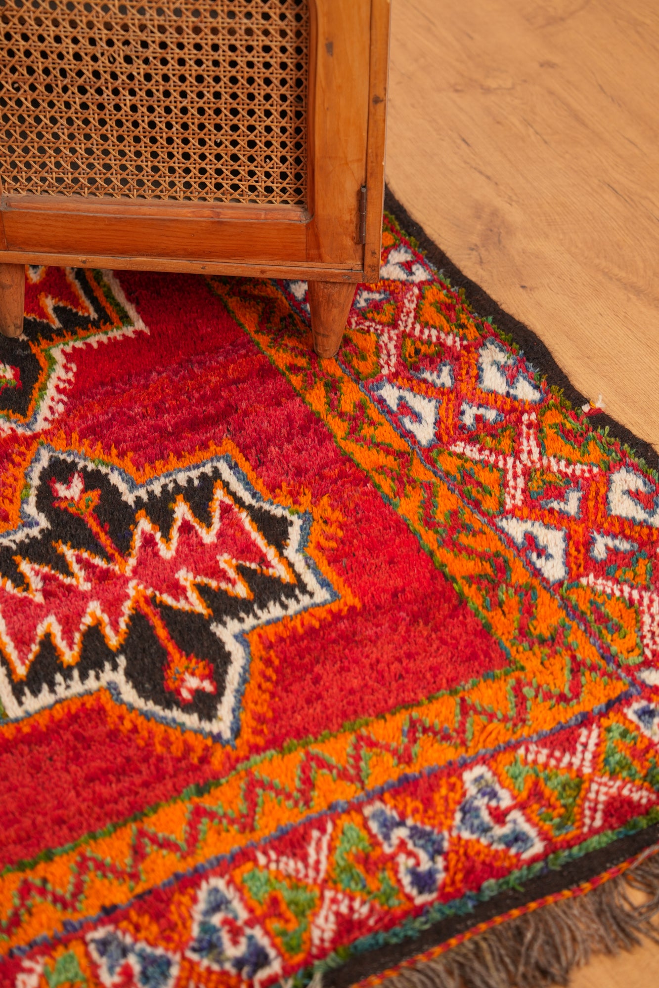 Vintage Moroccan Rug 6' x 3'2
