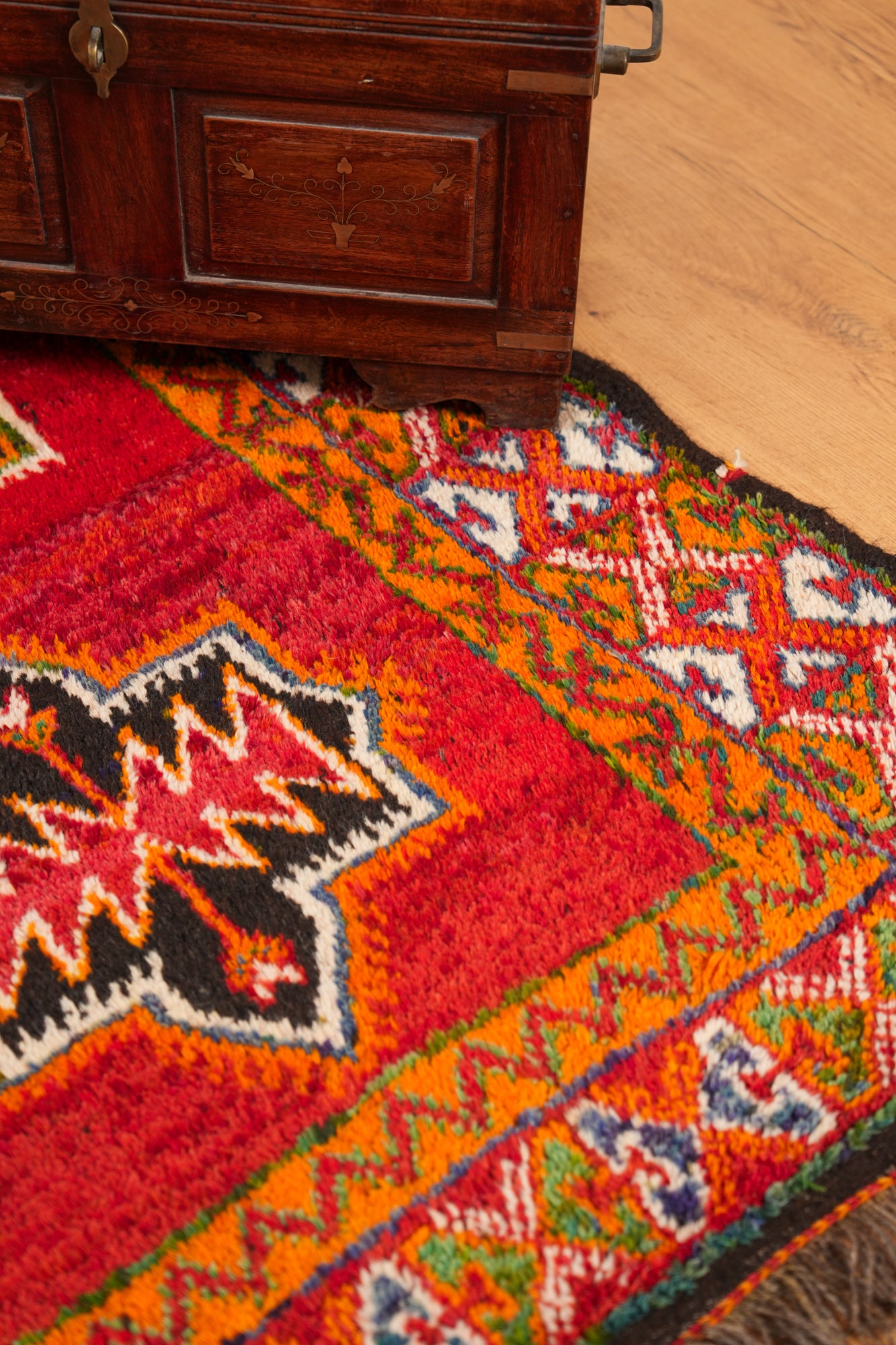 Vintage Moroccan Rug 6' x 3'2"