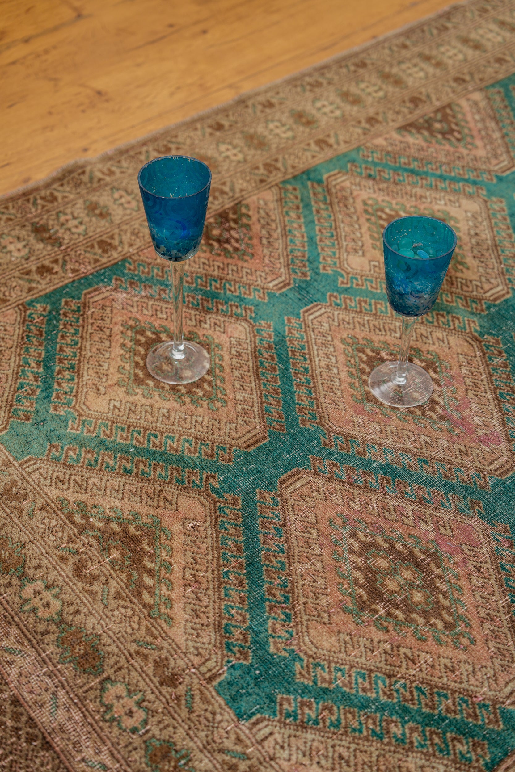 Vintage Turkmen Rug 5'10" x 4'5"