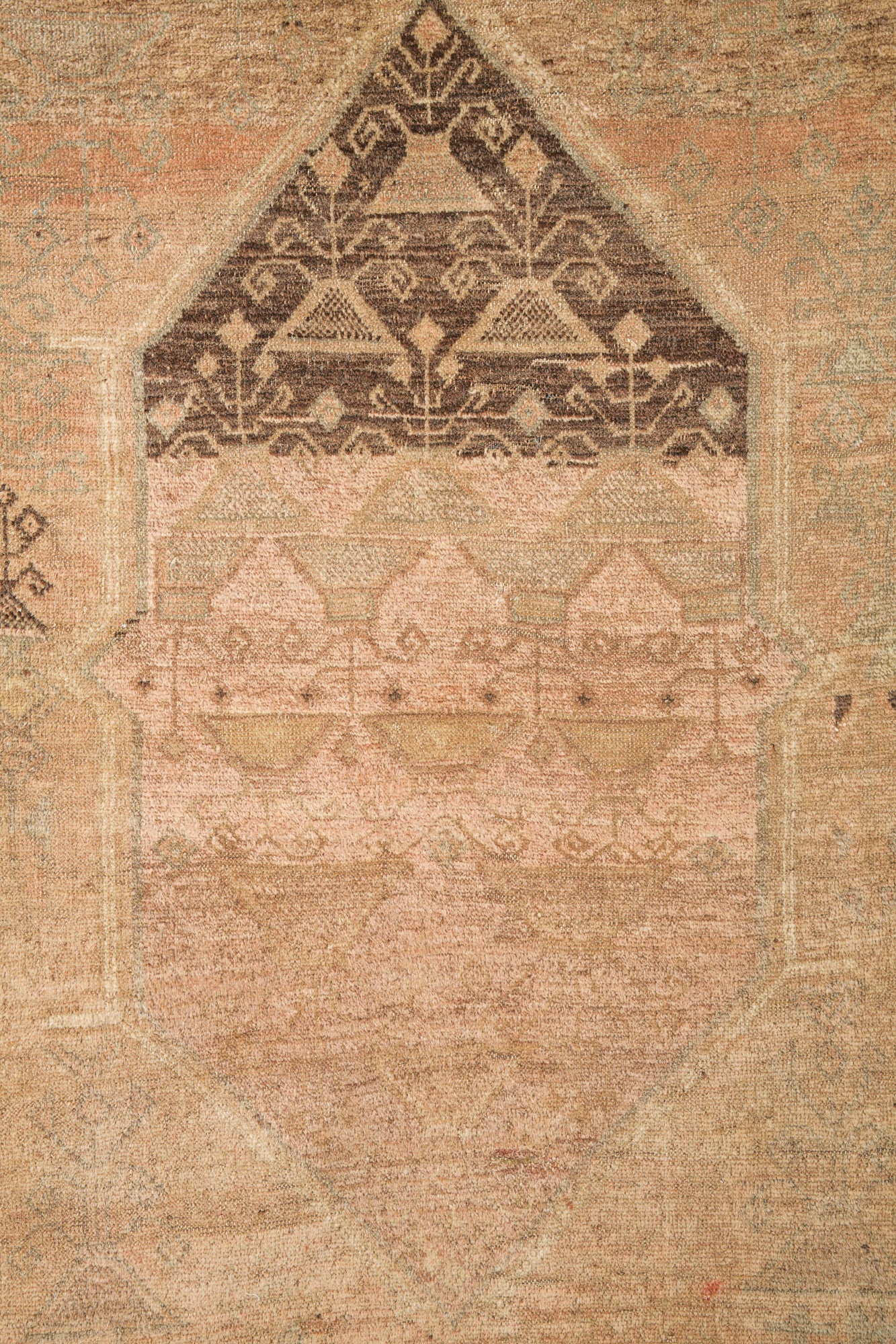 Vintage Turkmen Tribal Rug 5'9" x 3'6"