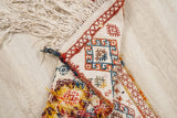 Vintage Turkish Cicim Yastik Kilim 4'9" x 1'2"