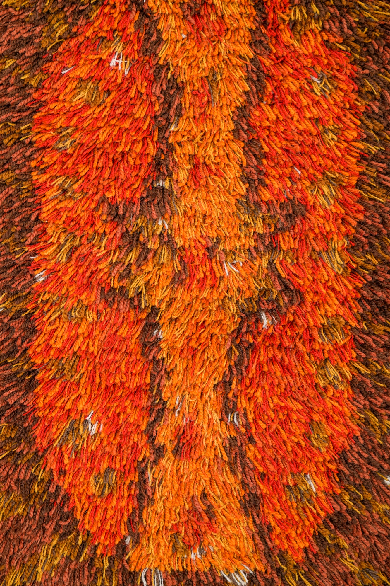 Vintage Scandinavian Rya Rug 3'5"x 2'