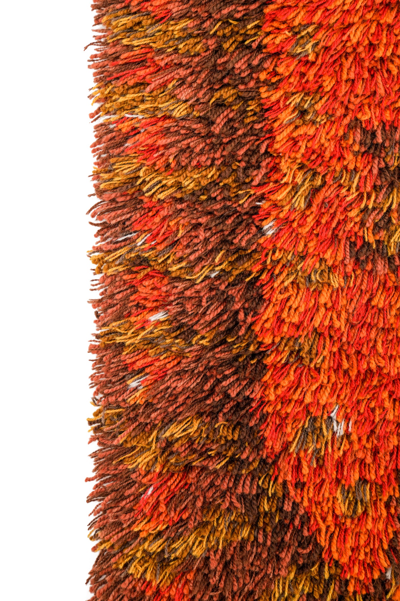 Vintage Scandinavian Rya Rug 3'5"x 2'