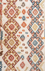 Vintage Turkish Cicim Yastik Kilim 4'9" x 1'2"