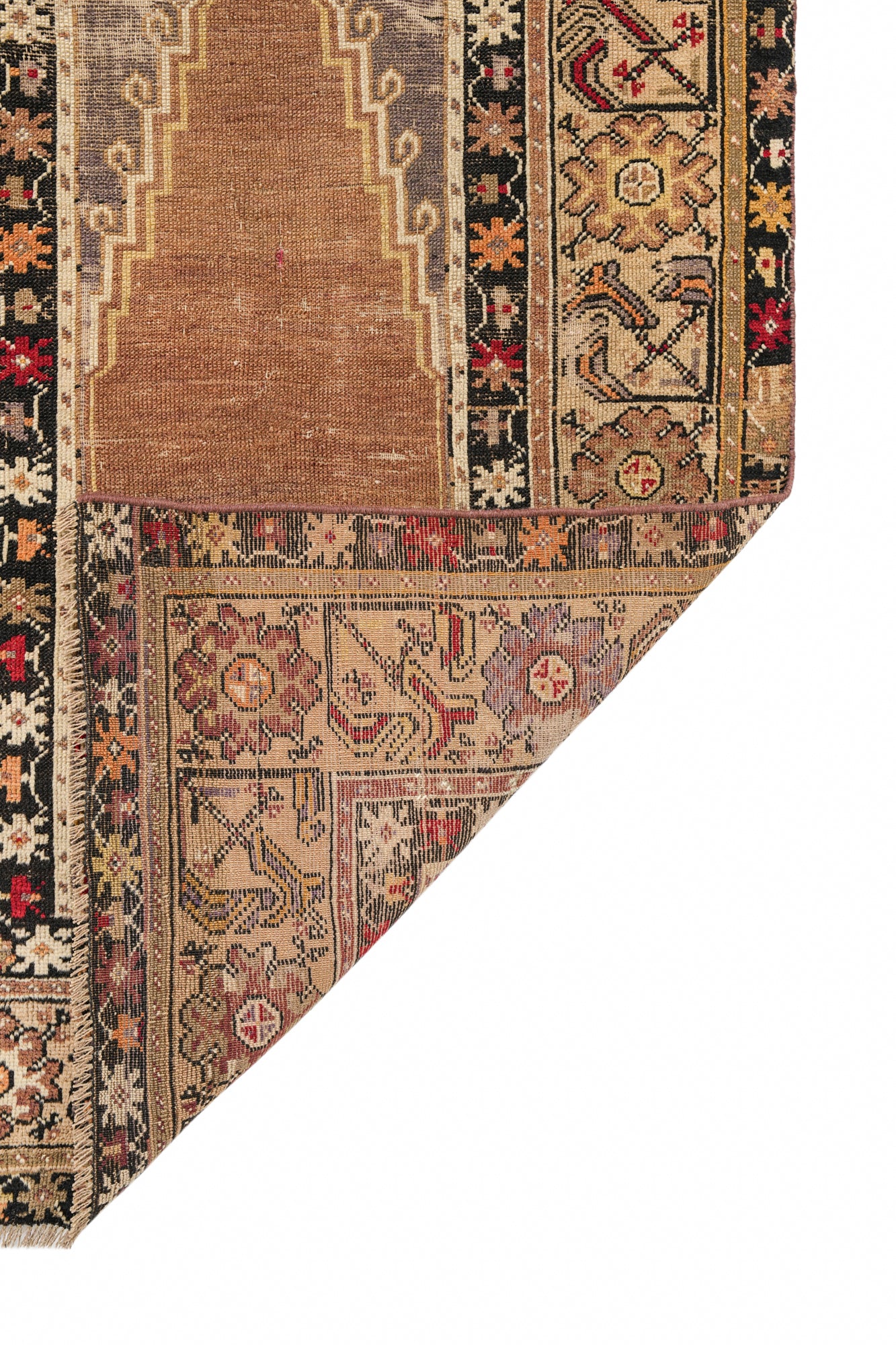 Vintage Turkish Milas Rug 5'10" x 3'8"