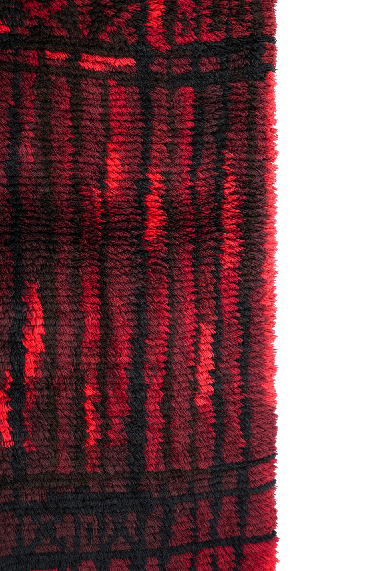 Vintage Finnish Ryijy Rya Rug 6'2" x 4'1" (Täysikuu Full moon)