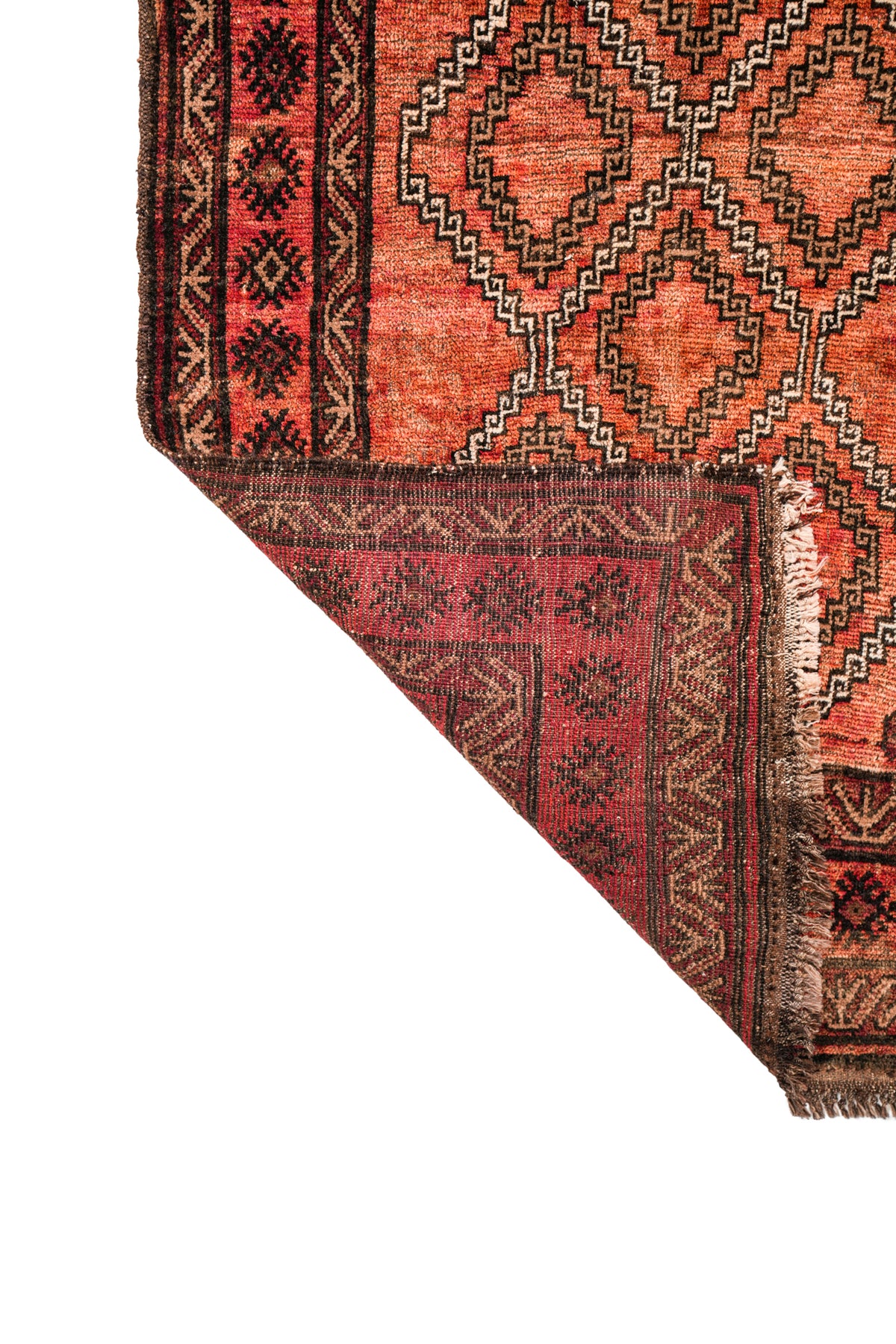 Vintage Turkmen Tribal Rug 5' x 3'