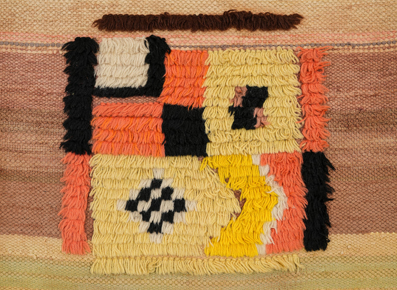 Vintage Swedish Kilim Rug 3' x 2'2"