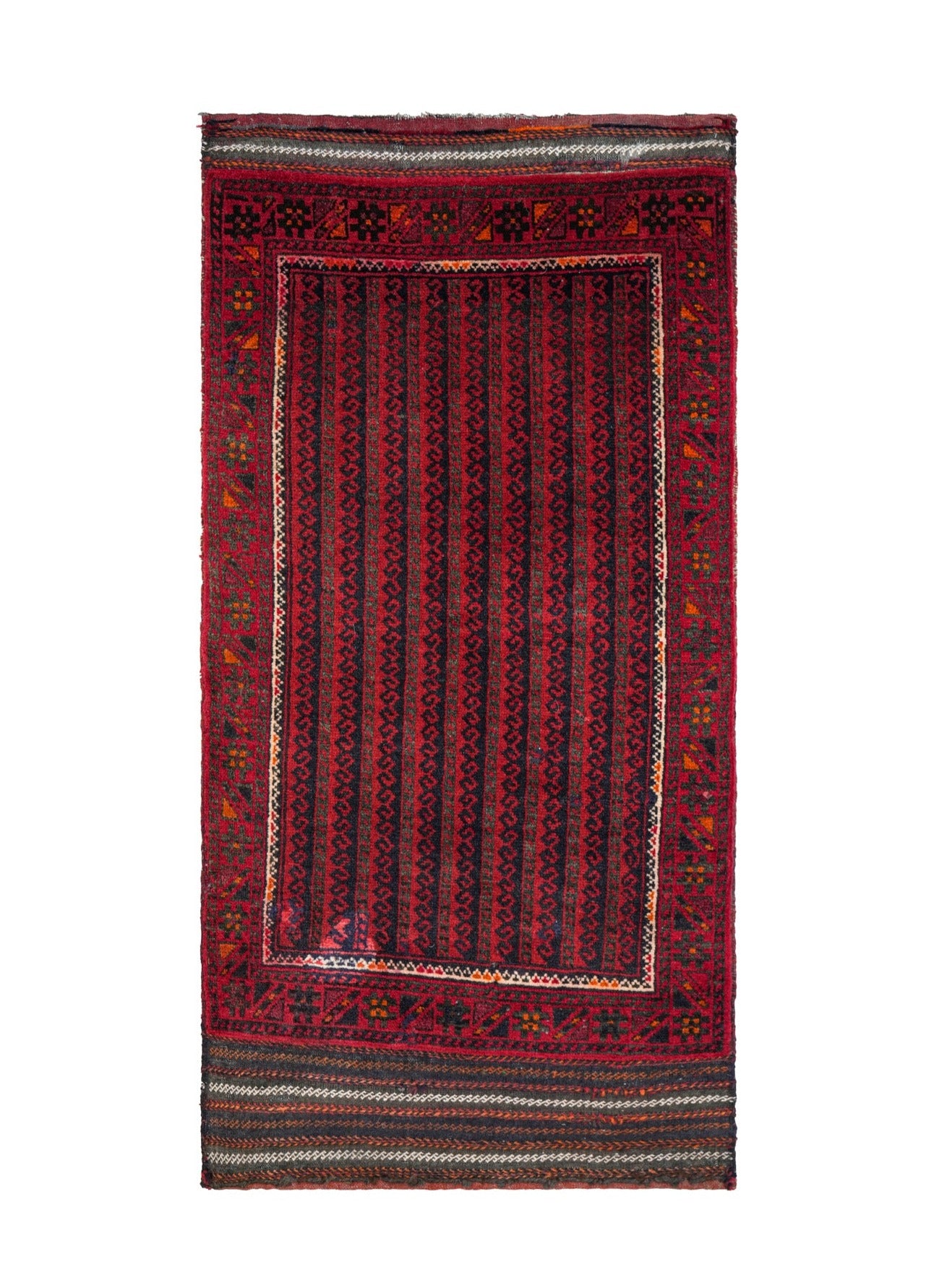 Vintage Turkoman Baloch Rug 3'8" x 2'