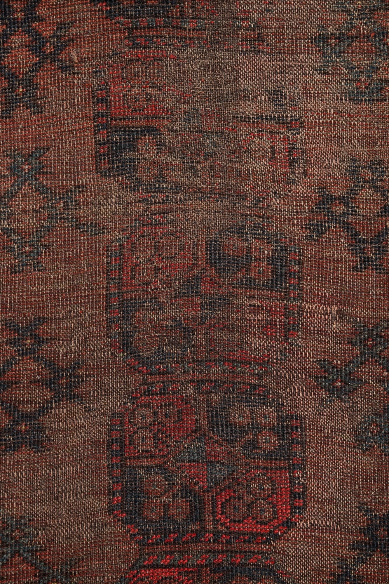 Antique Turkmen Ersari Rug 4'2" x 3'8"