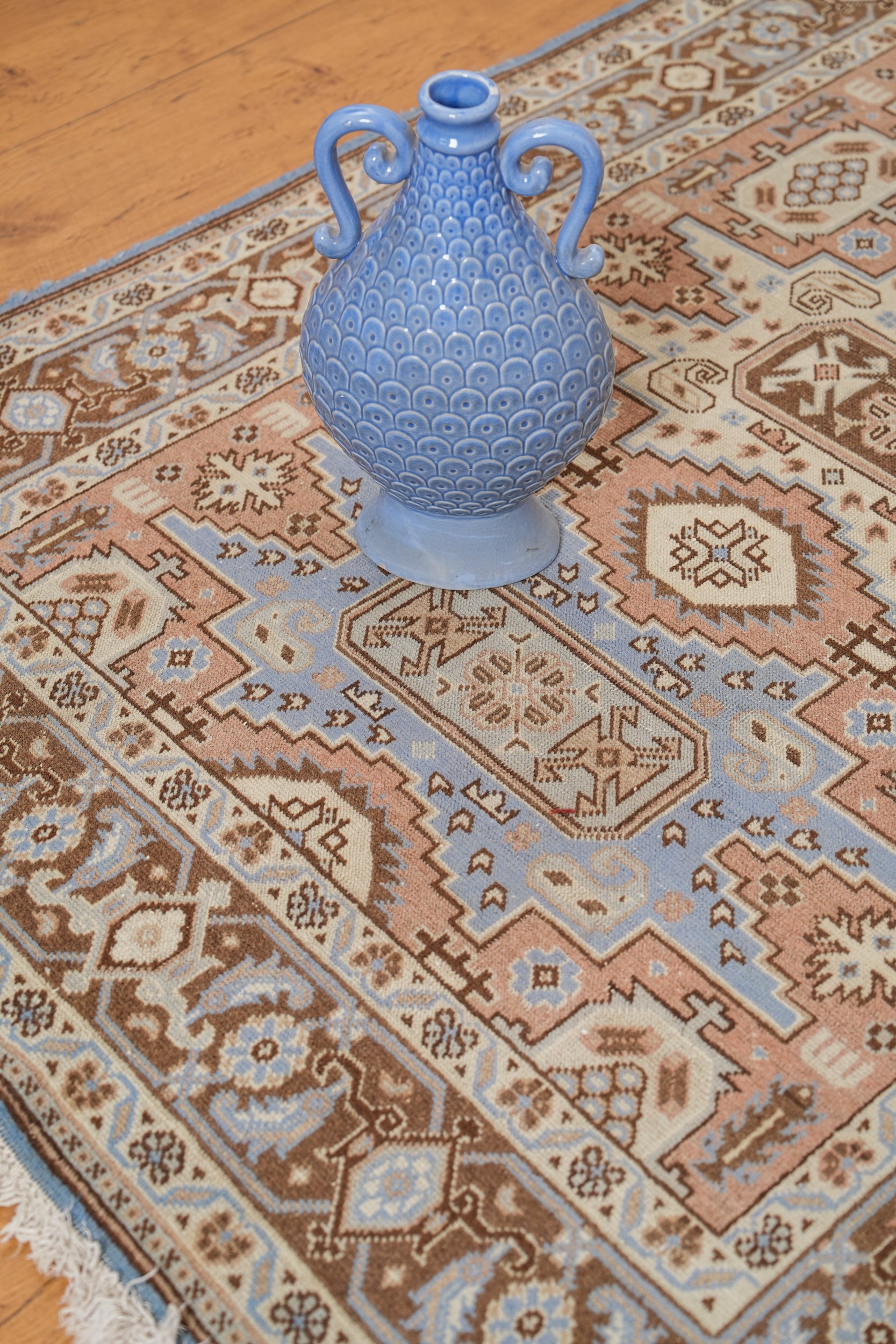 Vintage Turkish Shirvan Rug 6'3" x 4'3"