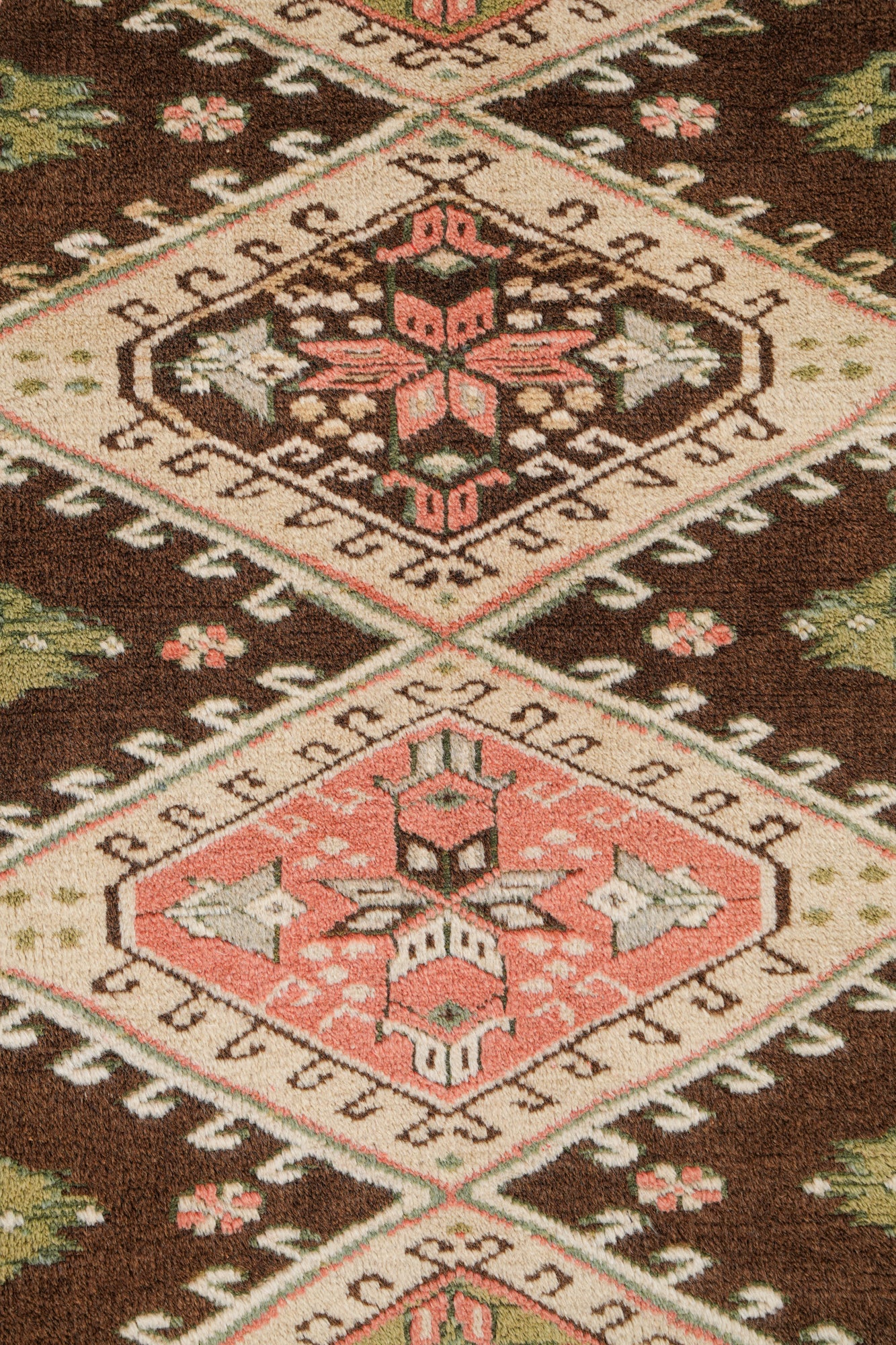 Vintage Turkish Konya Rug 4'7" x 3'8"