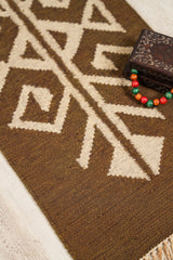 Vintage Scandavian Kilim Rug 3' x 1'4"