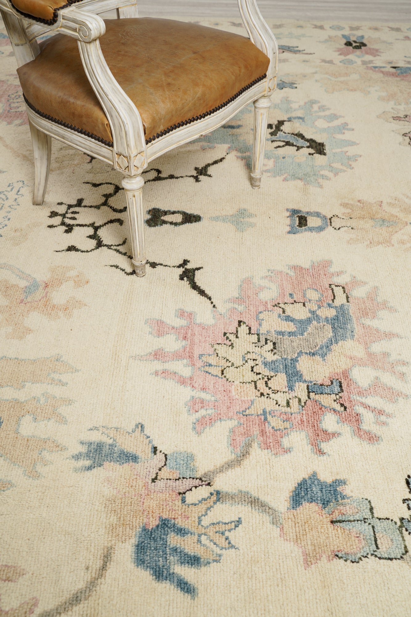 Modern Afghan Oushak Rug 14'9" x 11'10"