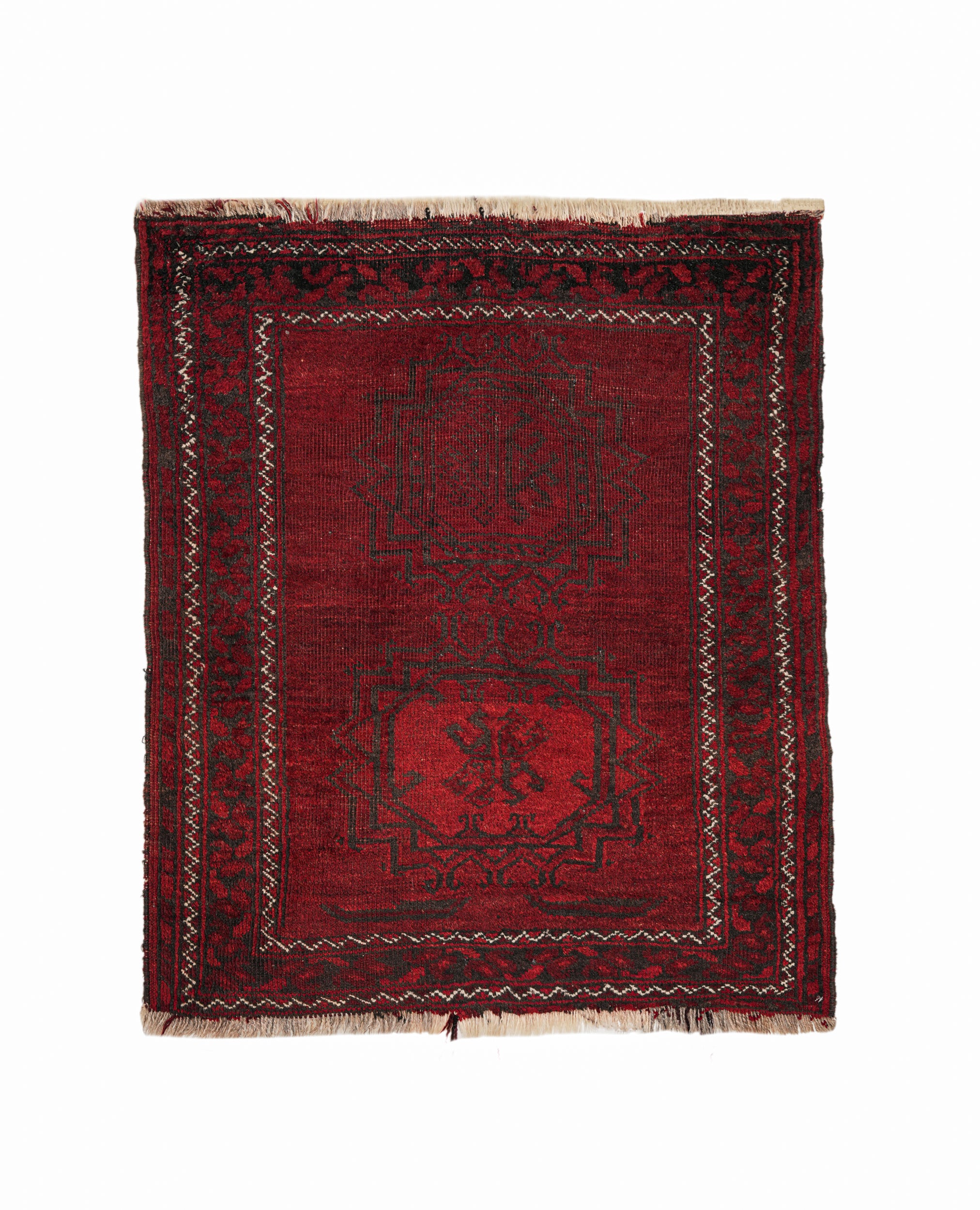 Vintage Turkmen Rug 3'4" x 2'10"