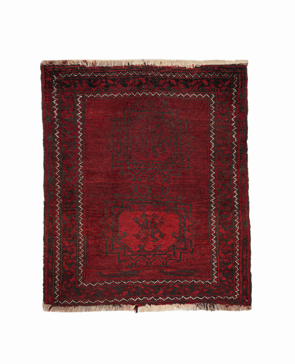 Vintage Turkmen Rug 3'4" x 2'10"