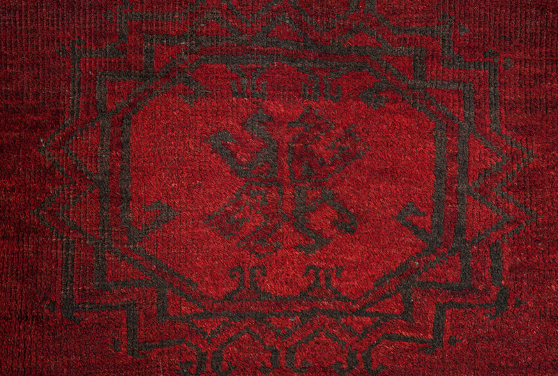 Vintage Turkmen Rug 3'4" x 2'10"