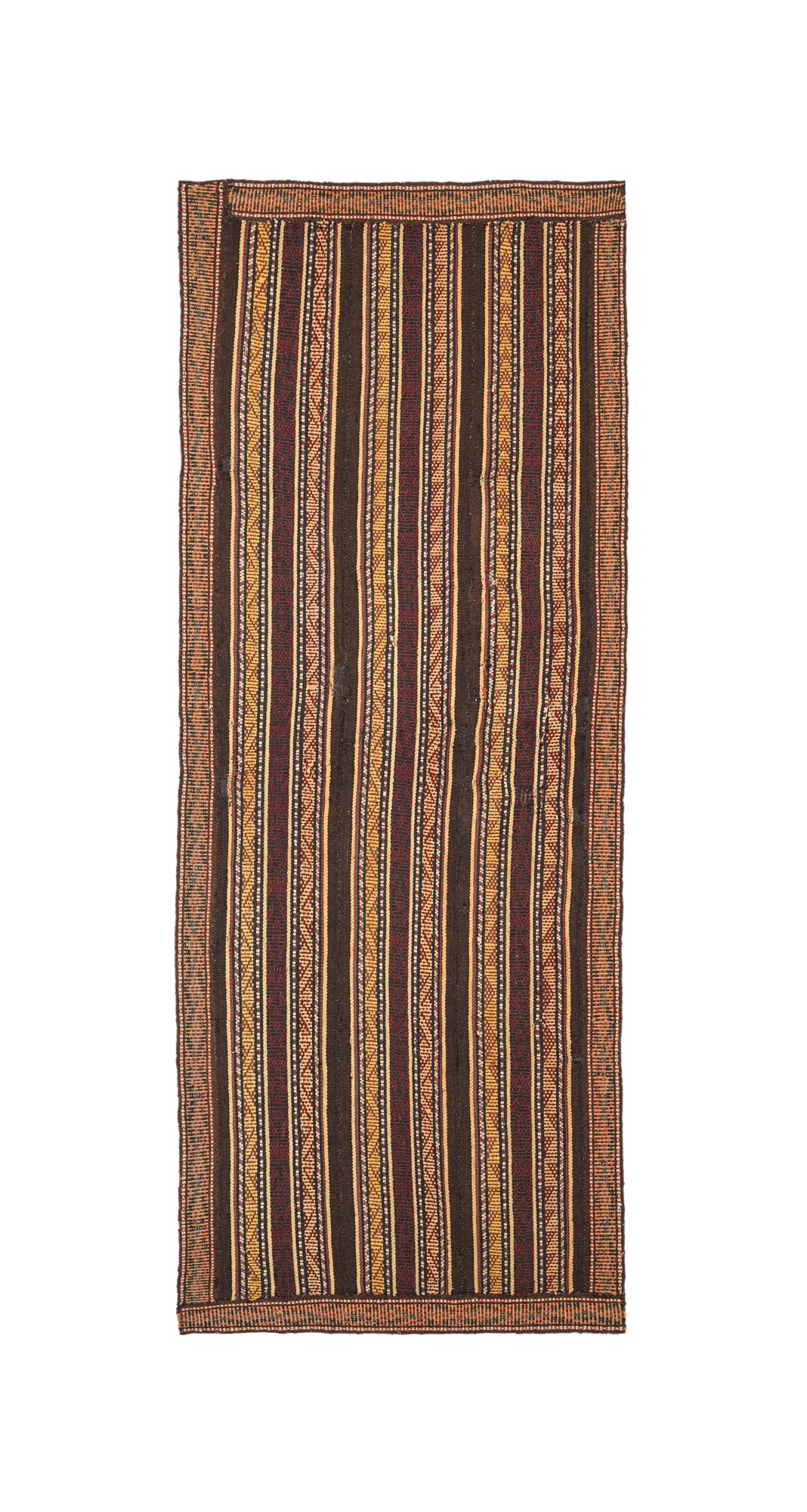 Antique Turkmen Jajim Kilim 6'7" x 2'7"