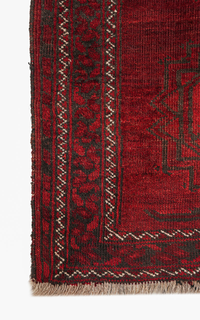 Vintage Turkmen Rug 3'4" x 2'10"