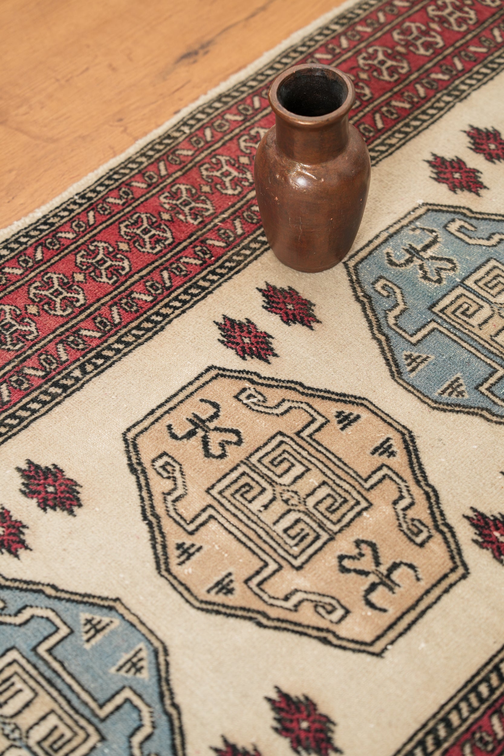 Vintage Pakistani kazak Rug 4'4" x 2'7"