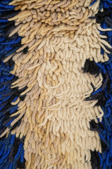 Vintage Scandinavian Rya Rug 4'7" x 2'7"