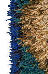 Vintage Scandinavian Rya Rug 4'7" x 2'7"