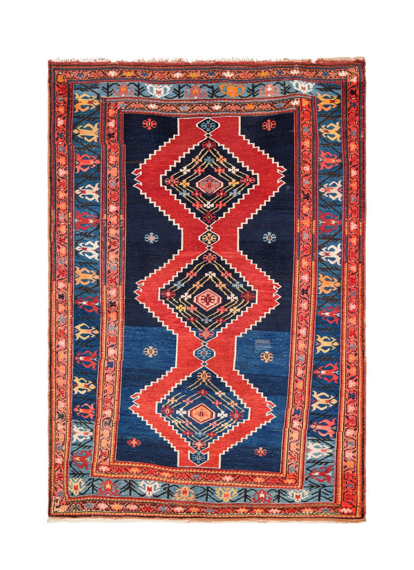 Antique Caucasian Shirvan Rug 6'2" x 4'4"