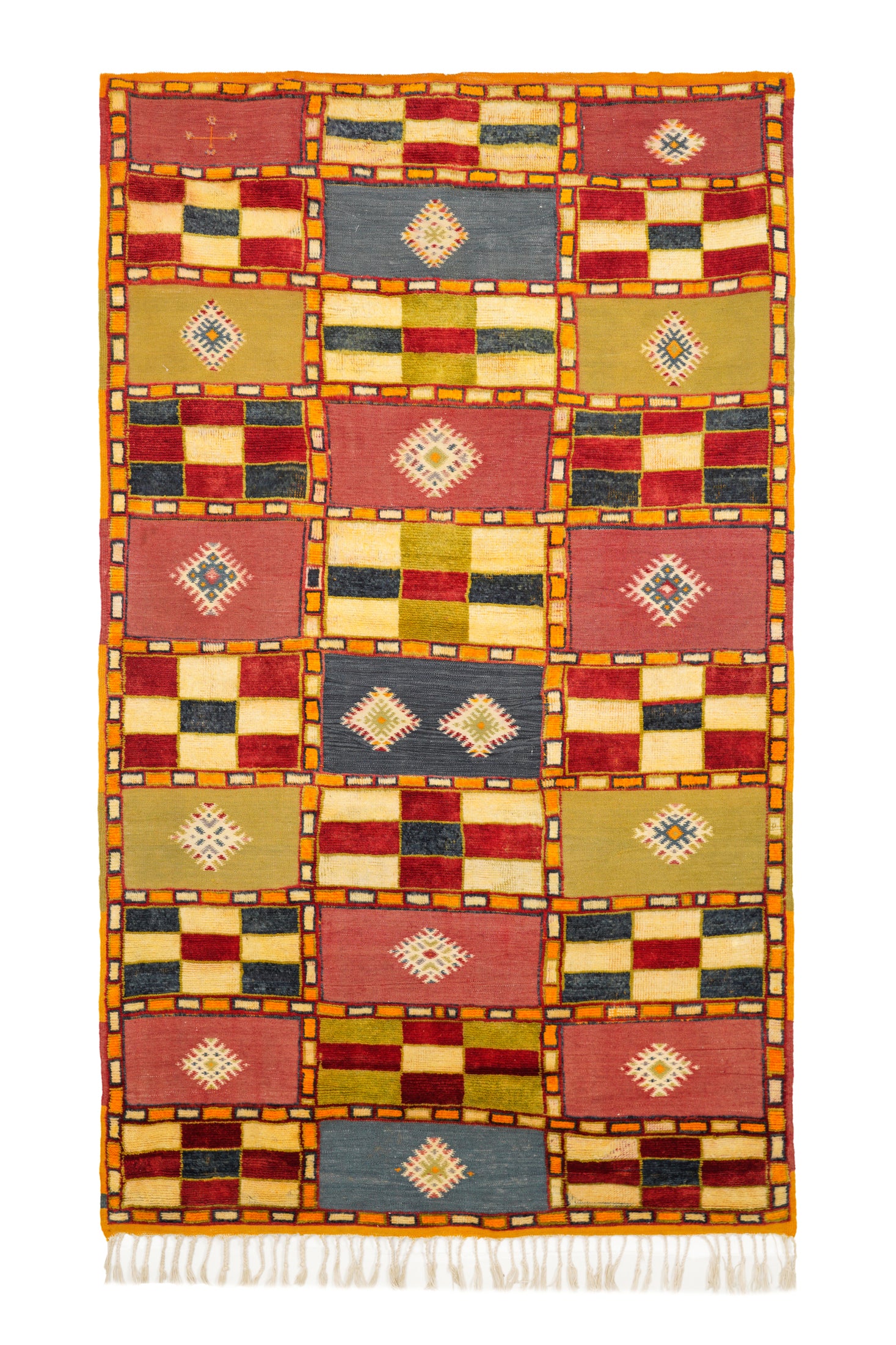 VINTAGE MOROCCAN RUG 8' x 4'10"