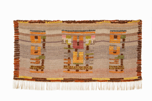 Vintage Finnish Textile 4'6" x 2'2"