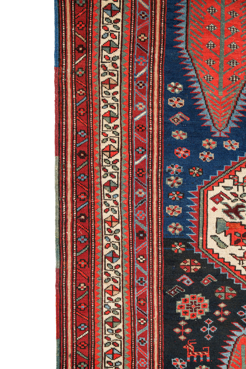 Antique Caucasian Shikli Kazak Rug 7' x 4'1"