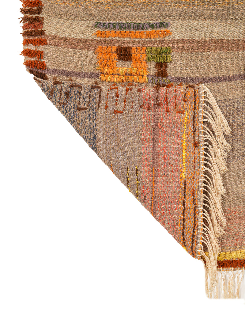Vintage Finnish Textile 4'6" x 2'2"
