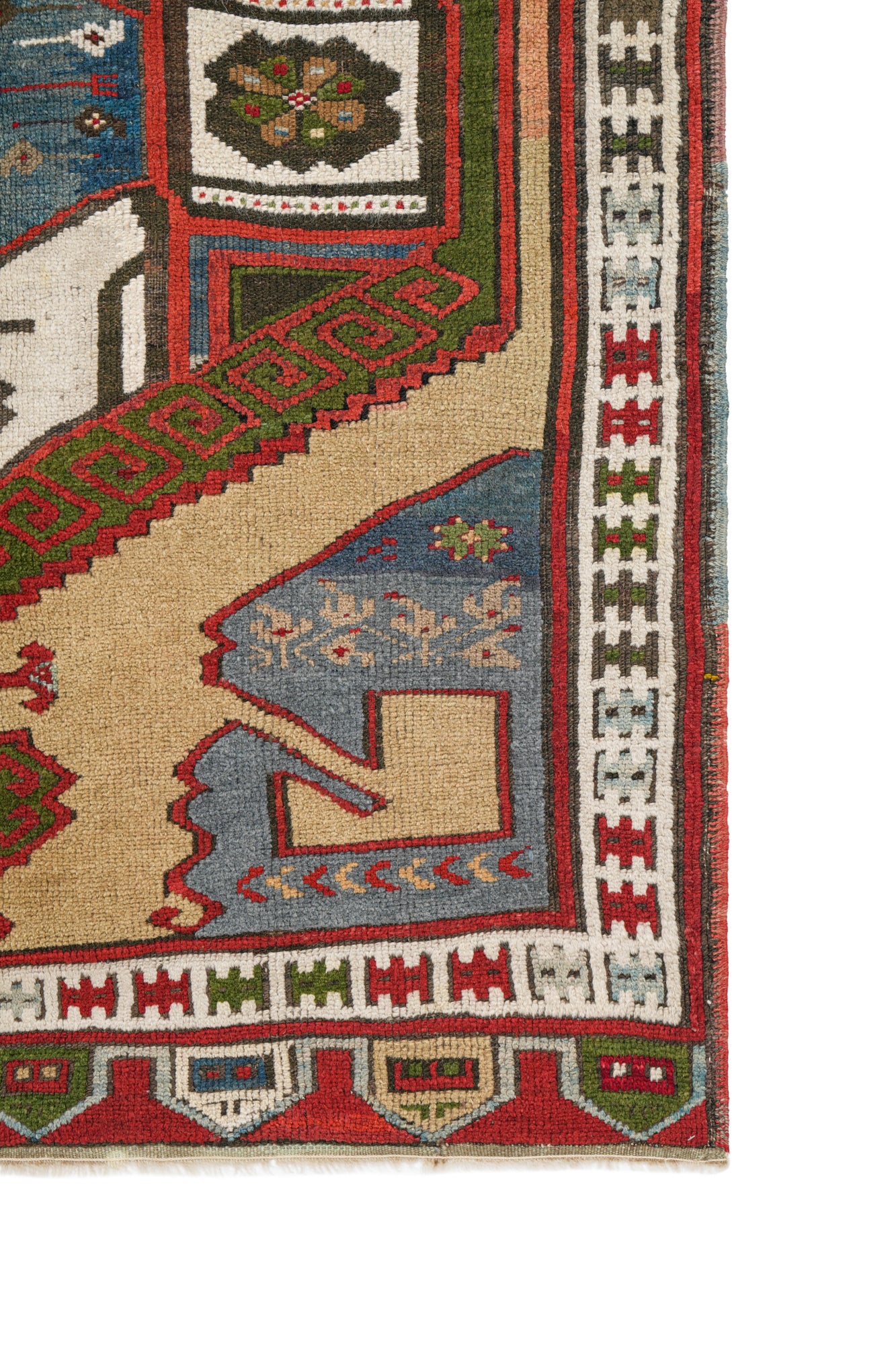Antique Anatolian Karapinar Tribal Rug 5'4" x 3'10"